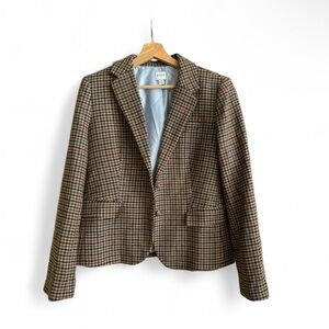 JCrew Schoolboy Houndstooth Blazer